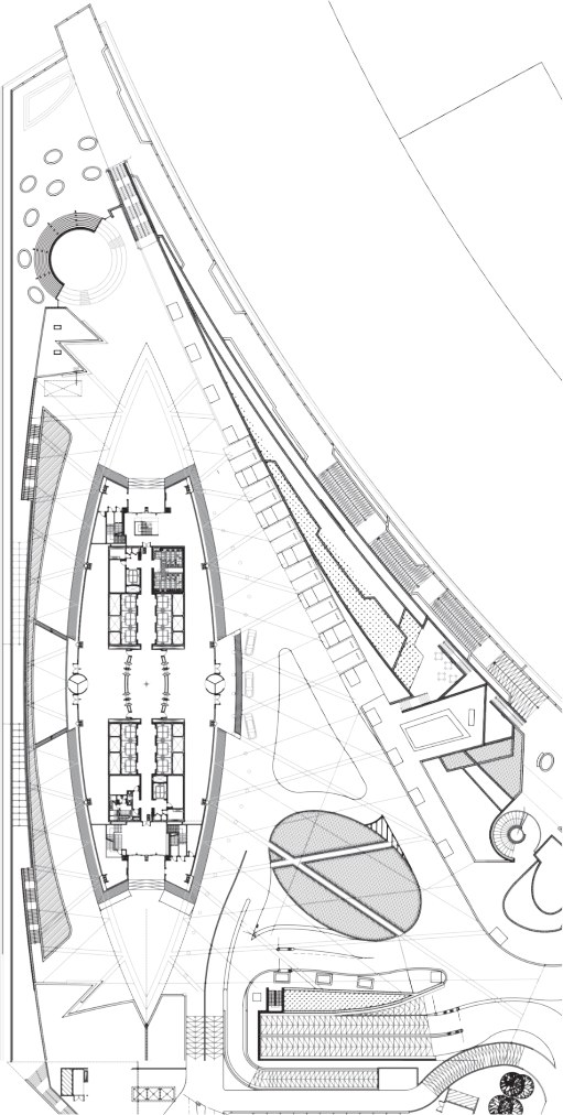 Aldar Headquarters — plan masse