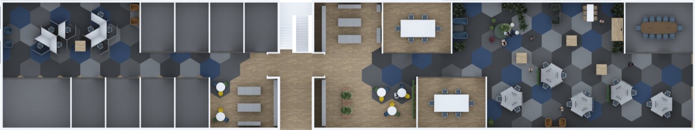 Aménagement de bureaux — plan d’ensemble
