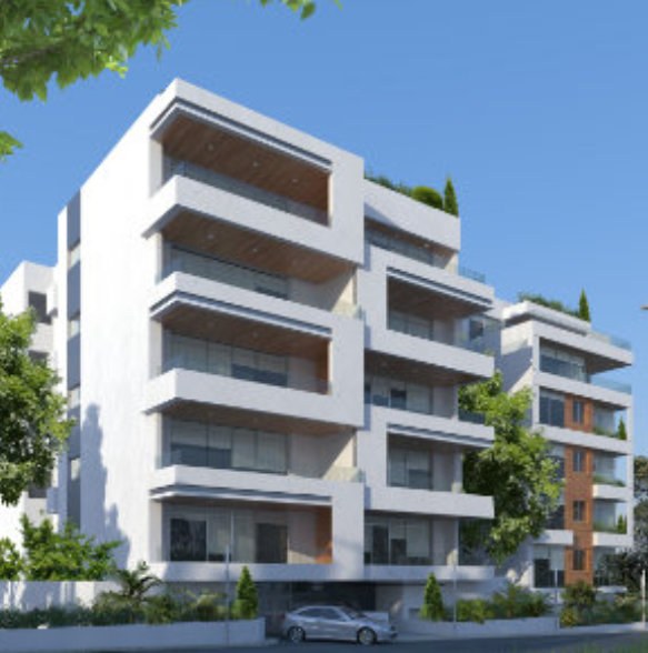 Immeuble résidentiel — rendu 3D